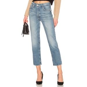 MOTHER Women's Straight Leg Jeans - Light Blue